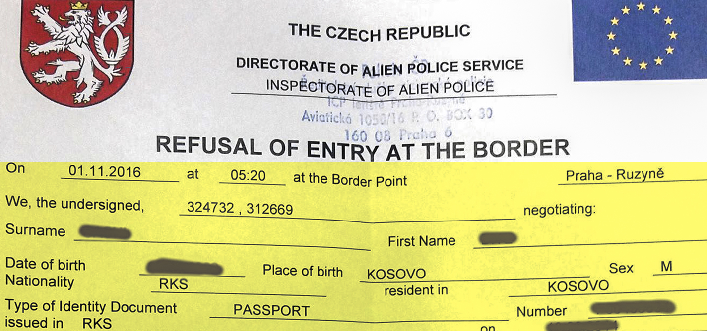 You are from Kosovo, no boarding for you