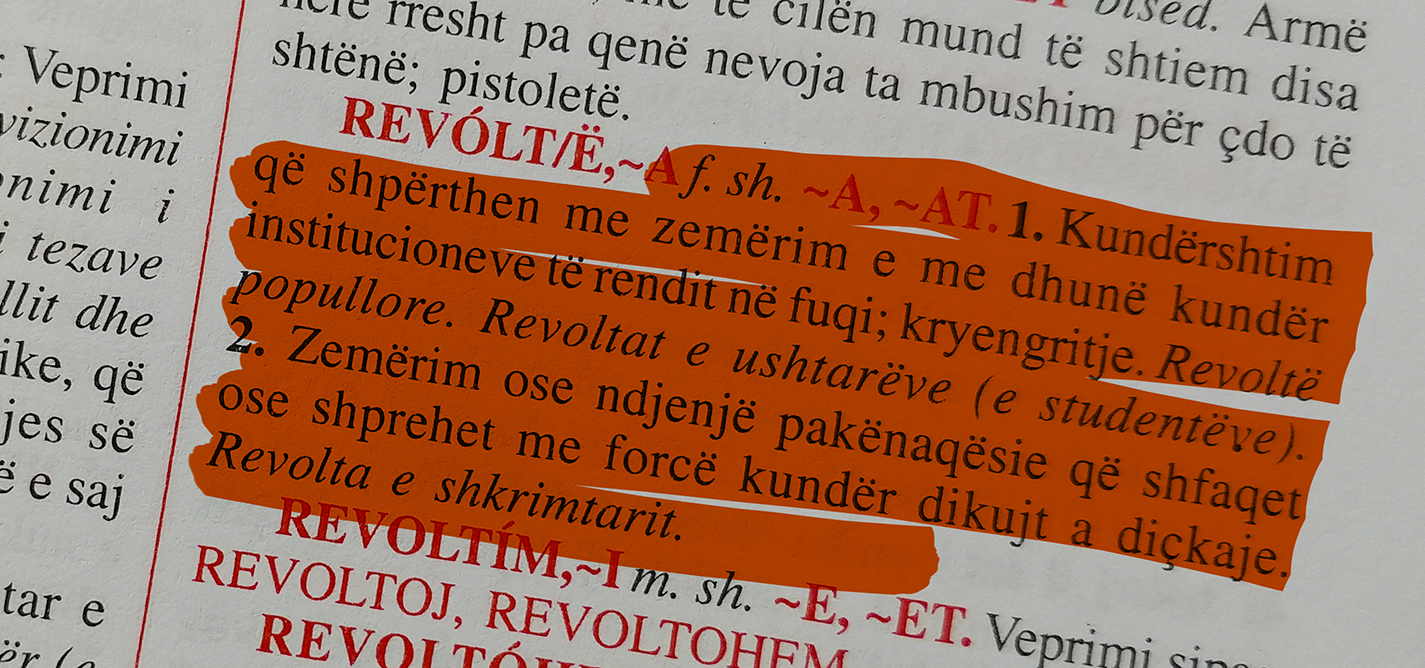 Revolt, not “inat”