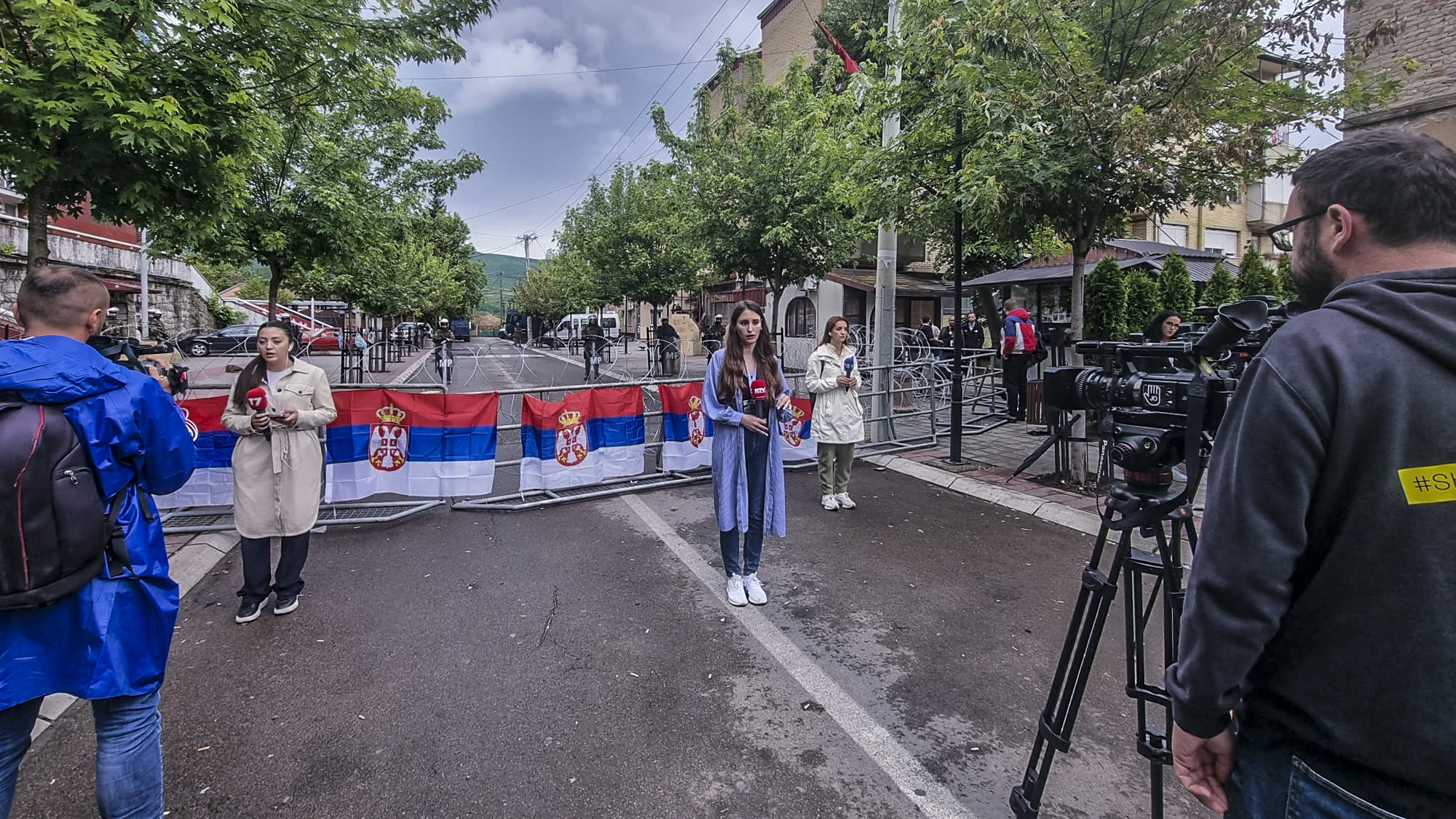 Stopping the press with kicks and punches